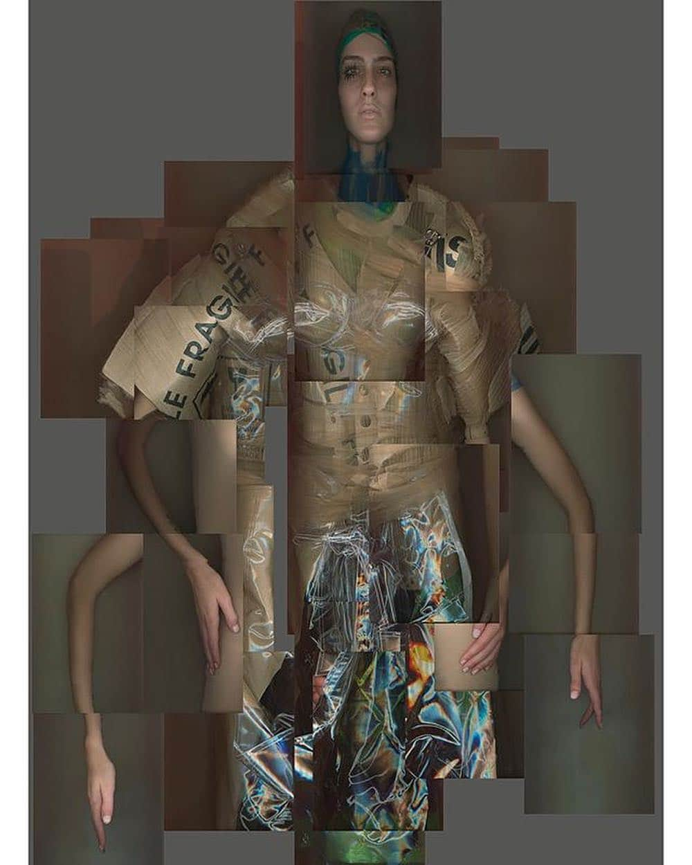 Maison Margielaさんのインスタグラム写真 - (Maison MargielaInstagram)「#TBT Maison Margiela Artisanal AW18 Collection by @JGalliano featured in #CandyTransversal @byLuisVenegas featuring @Teddy_quinlivan by artist @KaterinaJebb style by @LexyRoche hair by @CyrilLaloue makeup by @MariaooOlsson」3月21日 20時01分 - maisonmargiela