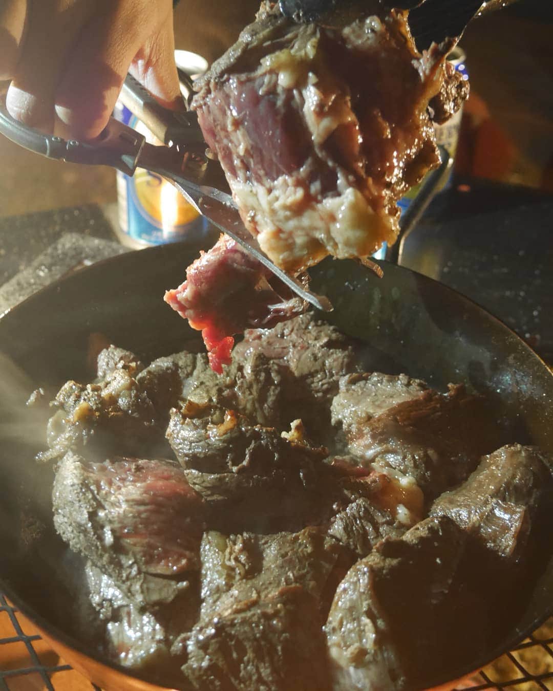 芳美リンさんのインスタグラム写真 - (芳美リンInstagram)「肉の厚さ新記録カナ？！♥ 沖縄キャンプの思い出☺  そういえば、最近 Tiktokはじめました。  この時のキャンプ動画もアップしています。 まだ使いこなせてないのですが、やっている方いたら、ぜひフォローお願いいたします☺  プロフィールにリンクはってあります✨  #やんばるBBQキャンプ場 #沖縄#今帰仁村 #snowpeak#スノーピーク #アウトドア女子#アウトドア旅#lynn_trip #人生に野遊びを#campzine掲載希望#ソトシル掲載希望#camphack取材 #旅したくなるフォト  #camp#キャンプ#japantrip #instatrip#キャンプ場#okinawa#アウトドアモデル #ジェットスターで沖縄#ジェットスターアンバサダー#ジェットスター#キャンプ飯#塊肉 #캠프#아웃도어」3月21日 20時32分 - lynn.lynn5