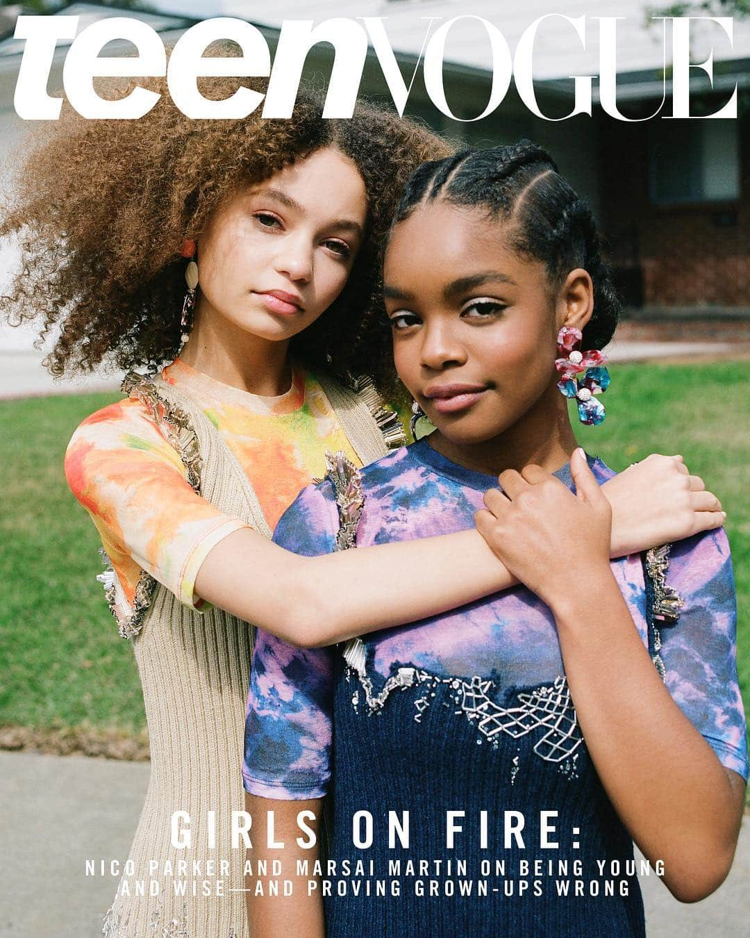 Teen Vogueさんのインスタグラム写真 - (Teen VogueInstagram)「Not by coincidence, @nicoparkerofficial & @marsaimartin's upcoming films focus on young girls and the influence they have when allowed to wield their power to save lives, repair reputations, and challenge the way adults run the world. Life imitating art? Tap the link in bio to get to know our March/April cover stars and girls on fire. 📸: @bec_parsons, ✍️: @claire_ifying  Styling: @ashleyfurnival Hair: @marciahamilton & @hairbyashleynoel Makeup: @danadelaney & @shannonpezzetta Nails: @ashlie_johnson」3月21日 21時05分 - teenvogue