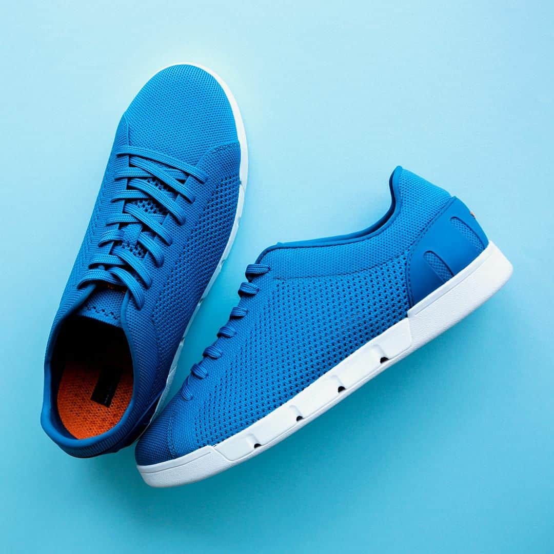 スイムズのインスタグラム：「Style meets utility in our Tennis Breeze Knit Sneaker. Tennis optional.	⠀ #SS19 #shoesoftheday #menswear」