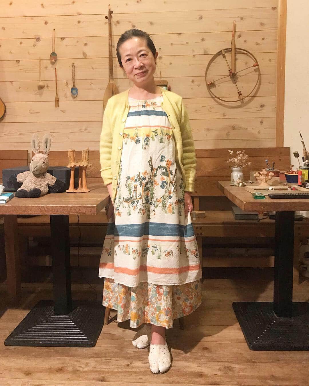 松本野々歩さんのインスタグラム写真 - (松本野々歩Instagram)「今日の母 #みじゃコーデ」3月21日 22時51分 - nonohoms