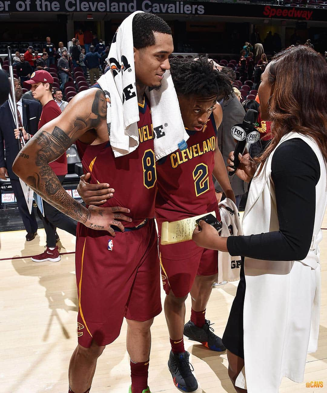 キャブスさんのインスタグラム写真 - (キャブスInstagram)「6-2 at home since the All-Star Break. 3 straight wins vs. Eastern Conference playoff teams at The Q. Our young Cavaliers have quickly become a team to be reckoned with.  #BeTheFight」3月21日 22時49分 - cavs