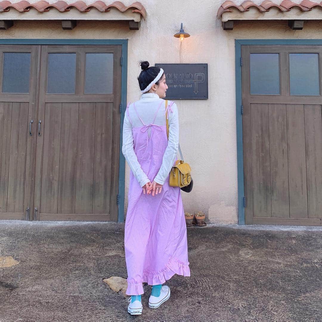 梅村奈央さんのインスタグラム写真 - (梅村奈央Instagram)「#うめしふく 展示会で予約してた服が届いたので早速着ました💟あきさんが作る服は本当に可愛い(T-T) ・ #cherietokyo #beatsbydre #zatchels #toneselectgoods #dholicsnap」3月21日 23時04分 - umemuranao