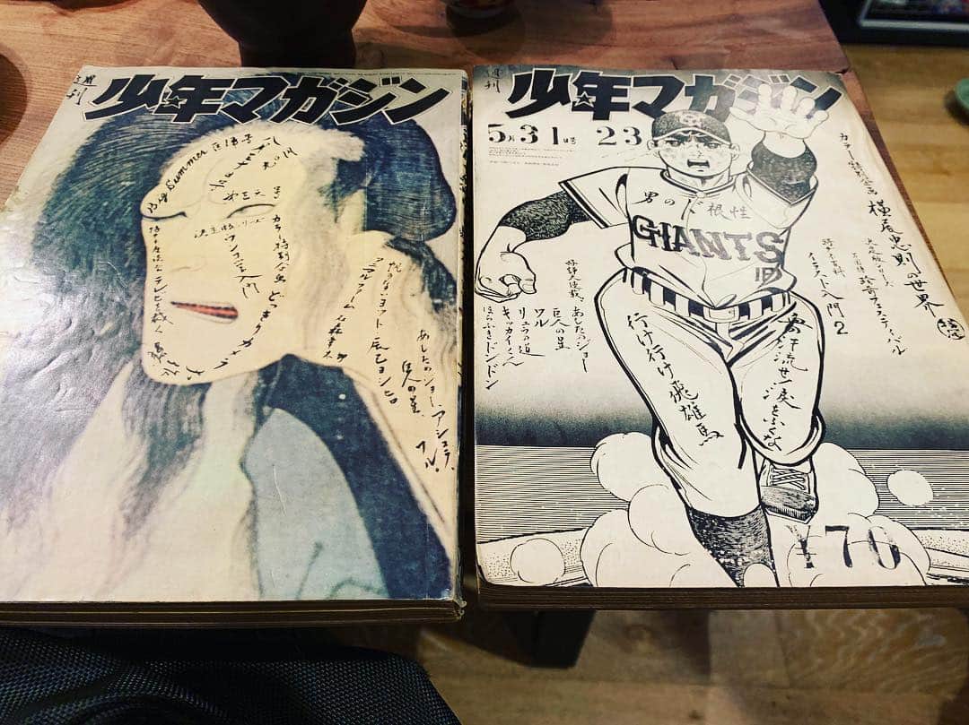 西田善太さんのインスタグラム写真 - (西田善太Instagram)「広井王子コレクション。内田勝編集長時代、1970年の貴重すぎるデフォルト"稀覯本"を触れる喜びよ。内田さんがアニマックスを立ち上げた時に一緒にアニメ特集作ったなぁ。 #少年マガジン #横尾忠則」3月21日 23時42分 - zentanishida