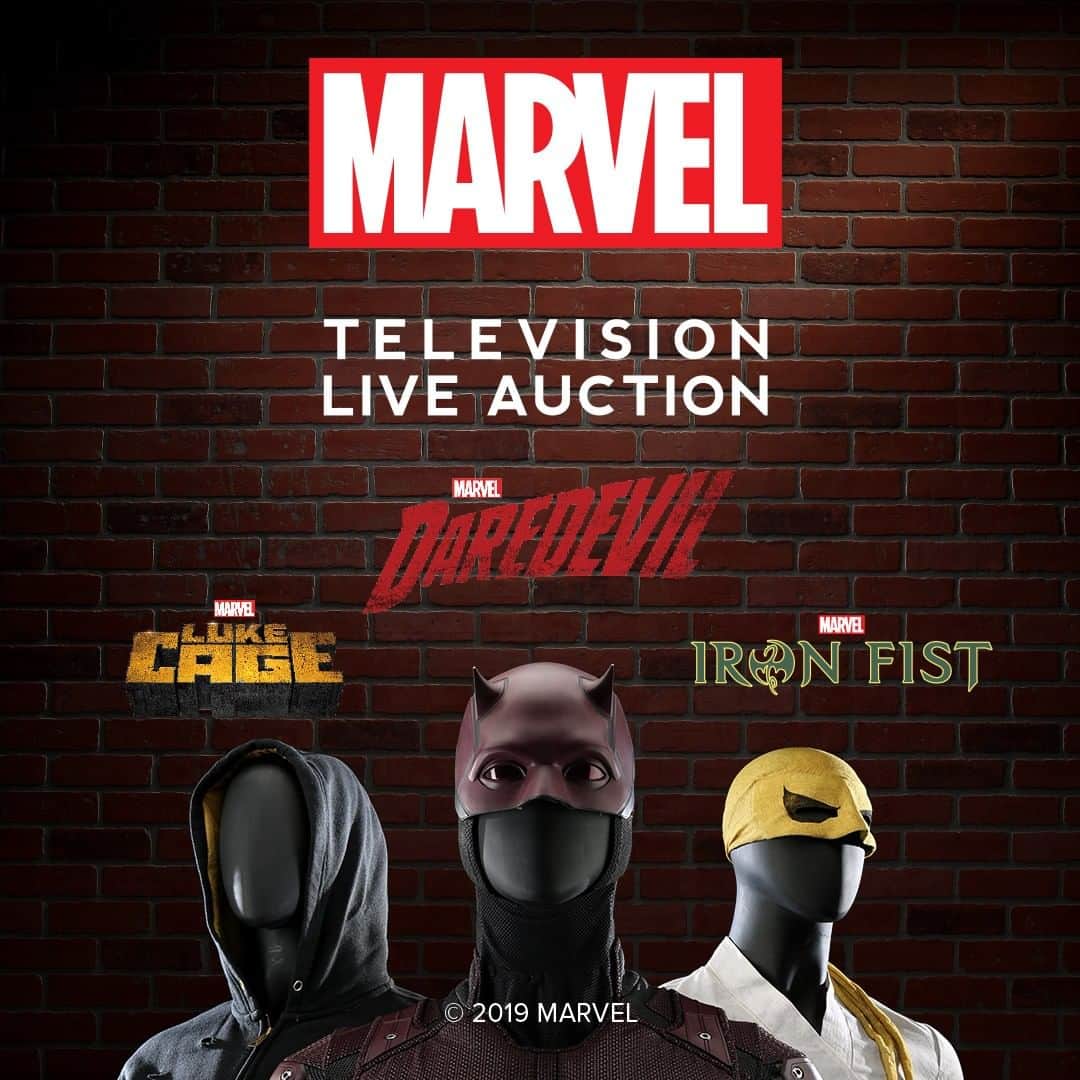 Marvel Entertainmentさんのインスタグラム写真 - (Marvel EntertainmentInstagram)「For the first time, get authentic Marvel Television props and costumes from Marvel's @Daredevil, @MarvelsLukeCage, and @MarvelIronFist in a live @Prop_Store auction! Learn more at propstore.com/marvel.」3月22日 0時21分 - marvel