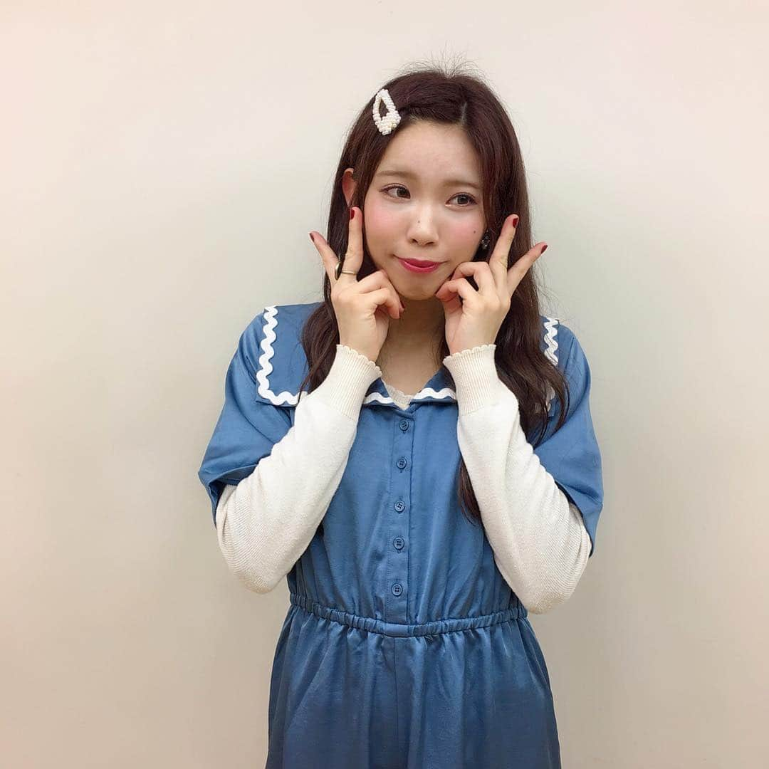 斉藤めぐさんのインスタグラム写真 - (斉藤めぐInstagram)「. . 今日の私服💙 この前撮影前にバーって買った #merryjenny の #ロンパース です☺︎ あんまりお高い服買わないので 初めて買ったんだけど。笑 かわいい🥺💕 半袖なので夏まで末永く着る！☀️ これからたくさん登場すると思いますが見飽きないでね😘笑 . #ootd #メリジェニ #blue #襟つきロンパース #でこだし #パールピン」3月22日 0時39分 - megusaitou