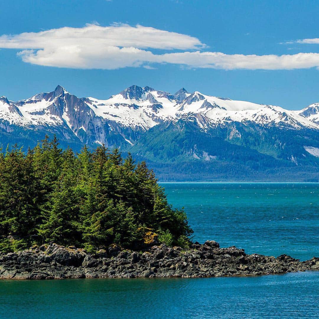 National Geographic Travelさんのインスタグラム写真 - (National Geographic TravelInstagram)「Photo by @stephen_matera | (swipe to see the full image) The Chilkat Moutains rise above Lynn Canal near Eagle River about 20 miles North of Juneau, Southeast Alaska. Lynn Canal runs about 90 miles from the Chilkat River to Stephens Passage and at 2,000' deep, it is the deepest fjord in North America outside of Greenland. Follow me @stephen_matera for more images like this from Alaska and around the world. #SEAlaska #wilderness #lynncanal」3月22日 1時02分 - natgeotravel