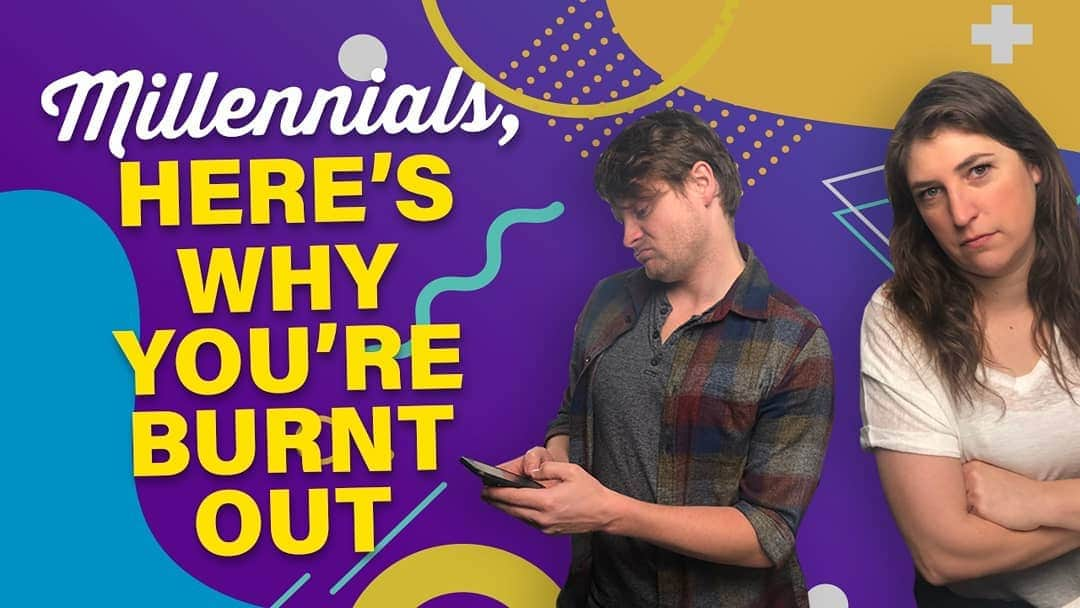 メイム・ビアリクさんのインスタグラム写真 - (メイム・ビアリクInstagram)「My new video is all about millennials. They get a bad rep, and are apparently pretty burnt out. I gave it some thought and came up a few ways they can counteract that burnout. Watch the video at the link in my profile!」3月22日 1時19分 - missmayim