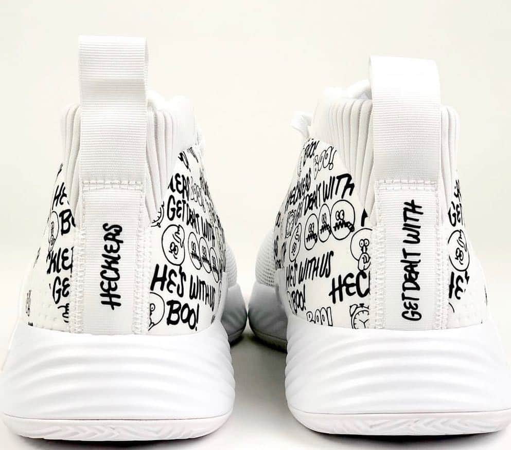 デイミアン・リラードさんのインスタグラム写真 - (デイミアン・リラードInstagram)「🤫 Quiet the hecklers with your game! 🤐 Wore my hecklers #Dame5 PE last night. Inspired by my experience with a heckler in Orlando this season. #KicksOnCourt #NBAKicks」3月22日 1時18分 - damianlillard