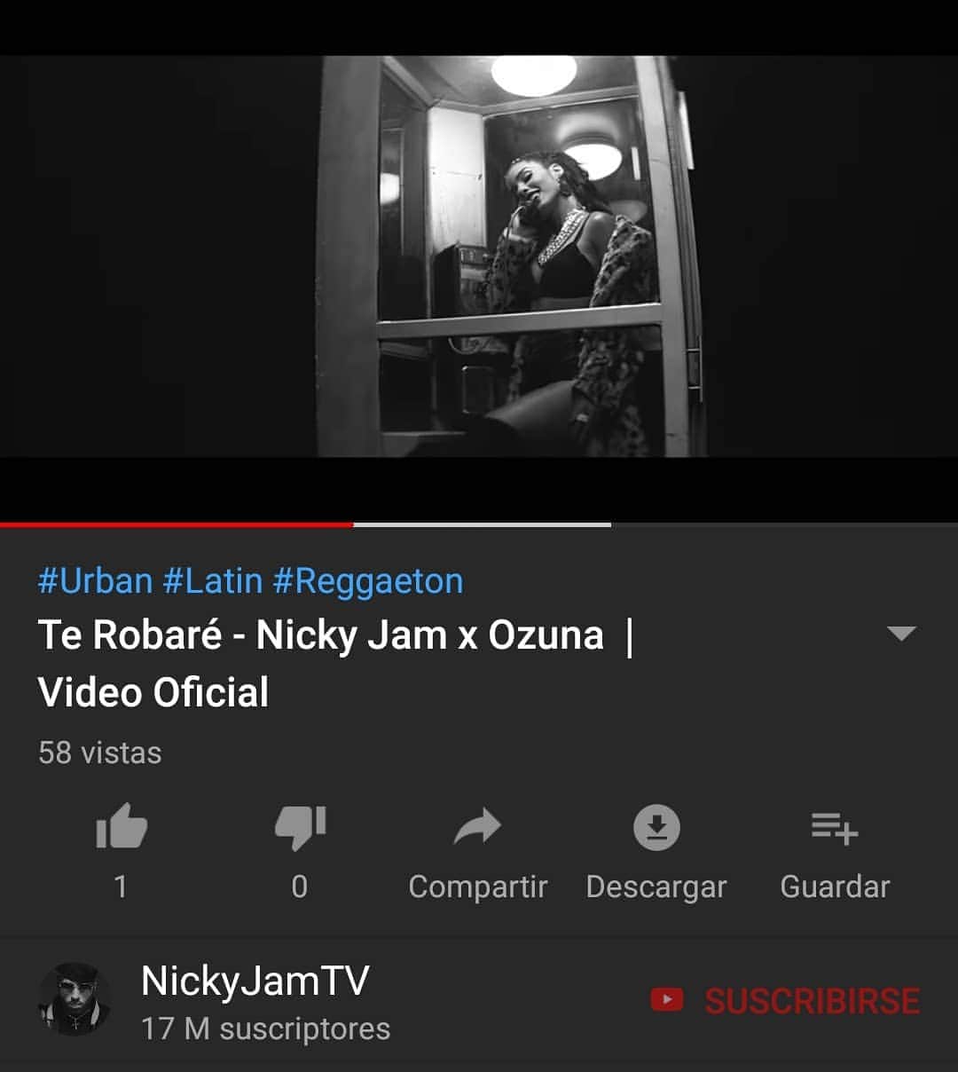 NICKY JAMさんのインスタグラム写真 - (NICKY JAMInstagram)「Ya en mi canal de Youtube #TeRobare  junto a @ozuna 🔥🔥🔥 link en bio」3月22日 13時07分 - nickyjam