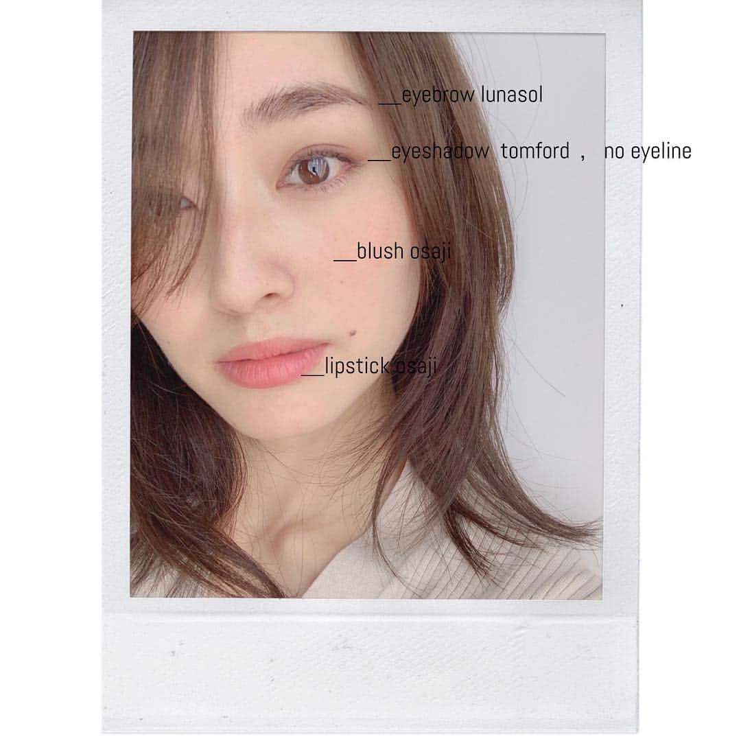 小祝麻里亜のインスタグラム：「いいね して下さった皆さま、すみません。写真サイズ替えたくて再投稿しました🙇‍♀️🙏🙏 ． ． 敏感肌ブランドOSAJIから4/25にデビューする、メイクアップコレクション。 ． 今回はチークとリップを試してみました💄2枚目参照。オサジの使用アイテムは3枚目みてくださいね☺️🌱🌱 ＿＿＿＿＿＿＿＿＿＿ #makeup#cosme#beauty#rouge#lip#blush#osaji #オサジ#新作コスメ#春メイク#デパコス#オーガニックコスメ#メイク#コスメ#セルフメイク#メイクプロセス#メイク動画#チーク#リップ#셀스타그램#셀카 #셀피#화장품#뷰티스타그램 @osaji__」