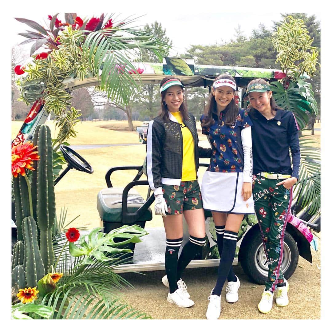 美優さんのインスタグラム写真 - (美優Instagram)「GDO主催のゴルフコンペ #ゴルクエ に紺野ゆりちゃん、葛岡碧ちゃんと3人で参加してきました😊 ， ウェアは昨日デビューしたばかりのカジュヘラ✨ 3人とも全身カジュヘラコーディネートだよ！！ 今までにないゴルフウェアのデザインがとっても可愛かった〜💓 , #callejera  #callejera_jp #golque #golf #ゴルフ #ゴルフ女子 #⛳️ #ゴルフウェア#golfwear #GDO #ゴルフコンペ」3月22日 12時24分 - miyu11_20