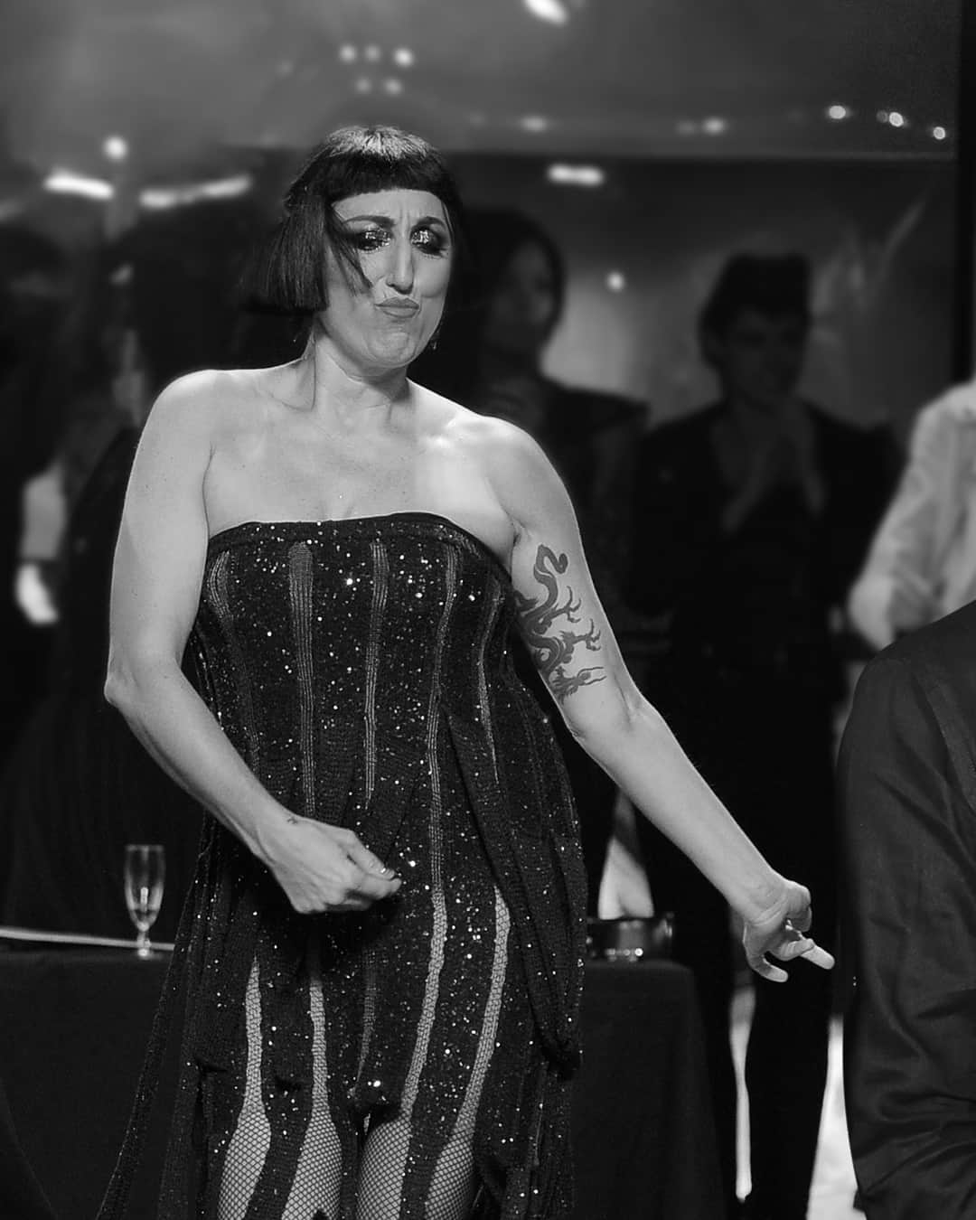 のインスタグラム：「@Rossydpalma makes the party swing! Join the @jpgfashionfreakshow for 12 special performances at the Folies Bergère from March 21th to 31th 2019. Book your tickets! #JPGFashionFreakShow Photographed by #PatriceStable.」