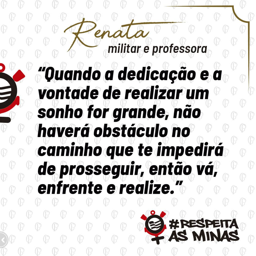 コリンチャンスさんのインスタグラム写真 - (コリンチャンスInstagram)「Como todo torcedor do Corinthians, Renata está acostumada a conviver com superação, dedicação e foco. #RespeitaAsMinas 📸 Antônio Messias」3月22日 4時01分 - corinthians