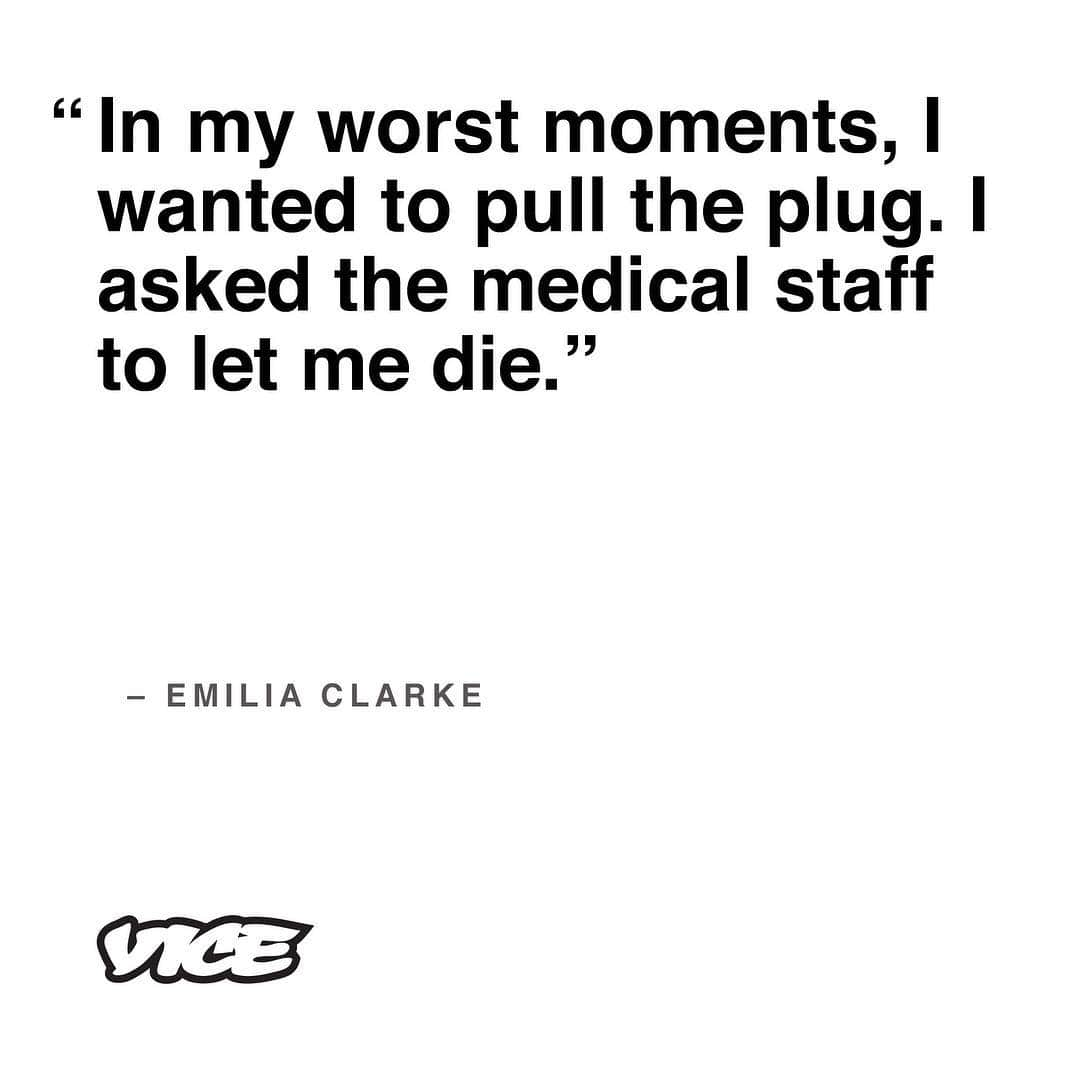 VICEさんのインスタグラム写真 - (VICEInstagram)「Emilia Clarke survived two life-threatening aneurysms while filming ‘Game of Thrones.’ Read more at the link in bio.」3月22日 4時20分 - vice