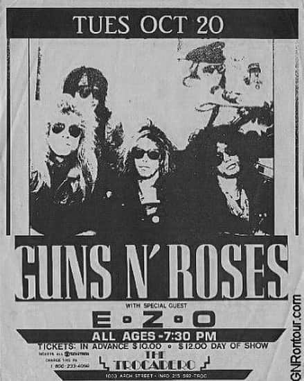 Guns N' Rosesさんのインスタグラム写真 - (Guns N' RosesInstagram)「Gonna miss the Troc...🌹#GnFnR」3月22日 4時30分 - gunsnroses