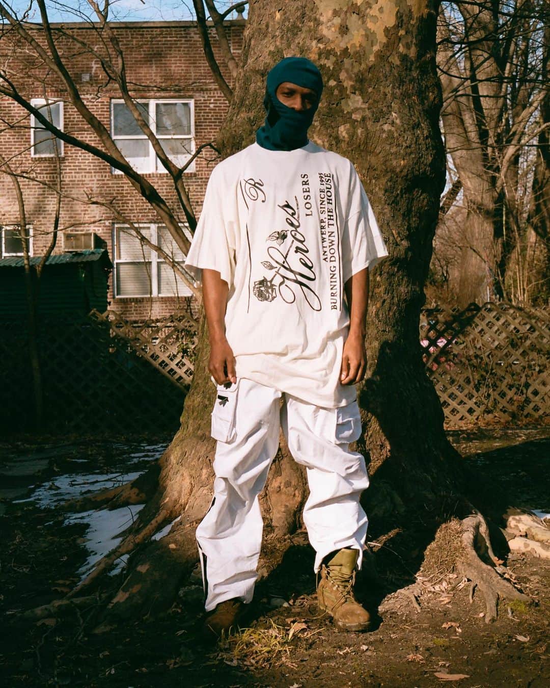 HYPEBEASTさんのインスタグラム写真 - (HYPEBEASTInstagram)「@hypebeaststyle: @rafsimons offers a closer look at his new Fall/Winter 2019 ski-wear line with @templa_projects. Modeled by @asaprocky, the imagery showcases an assortment of balaclavas, graphic tees, outerwear and pants. Photos: @sweetcian」3月22日 4時53分 - hypebeast