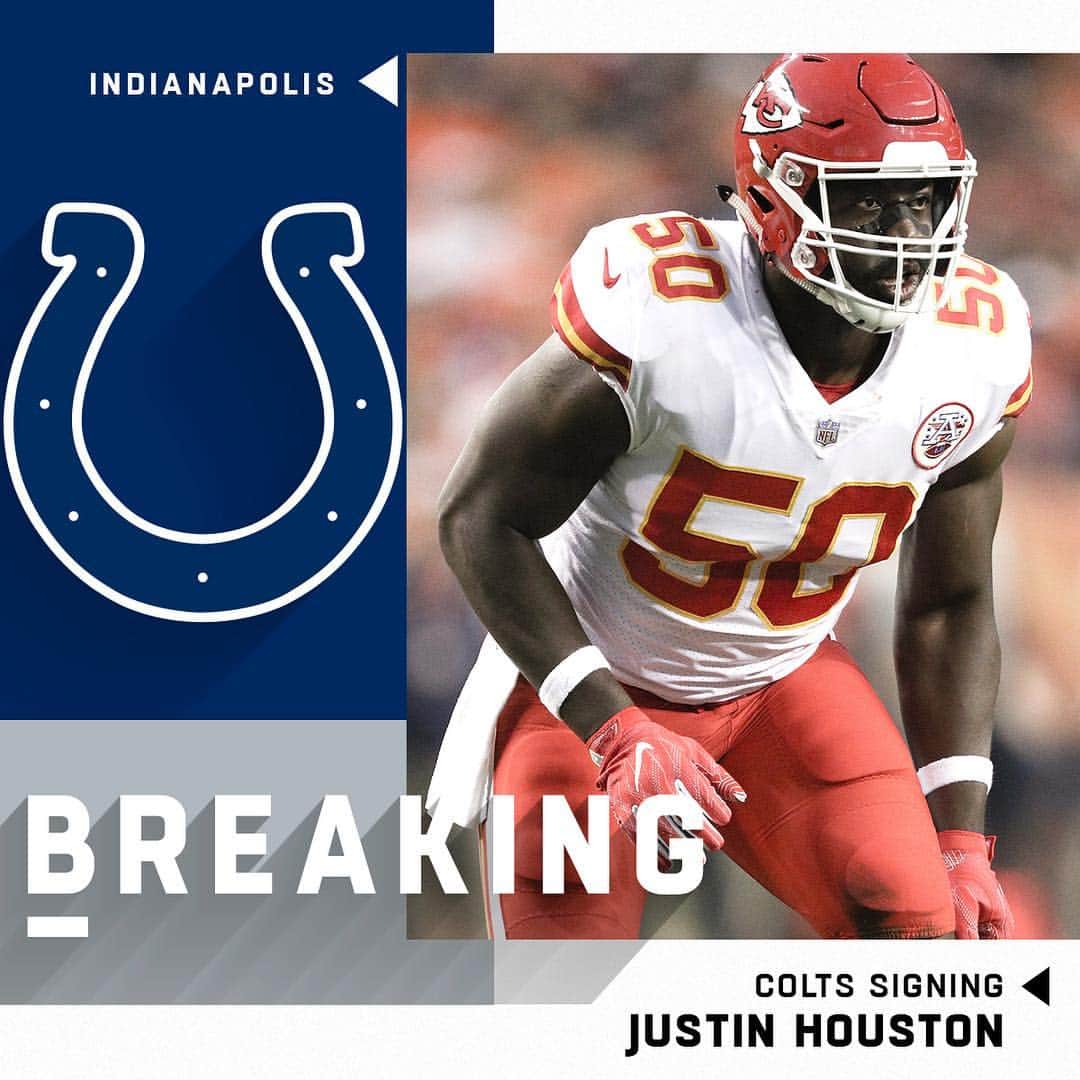 NFLさんのインスタグラム写真 - (NFLInstagram)「Colts agree to terms with 4x Pro Bowl LB Justin Houston. (via @rapsheet) 📷: Margaret Bowles/AP」3月22日 5時05分 - nfl