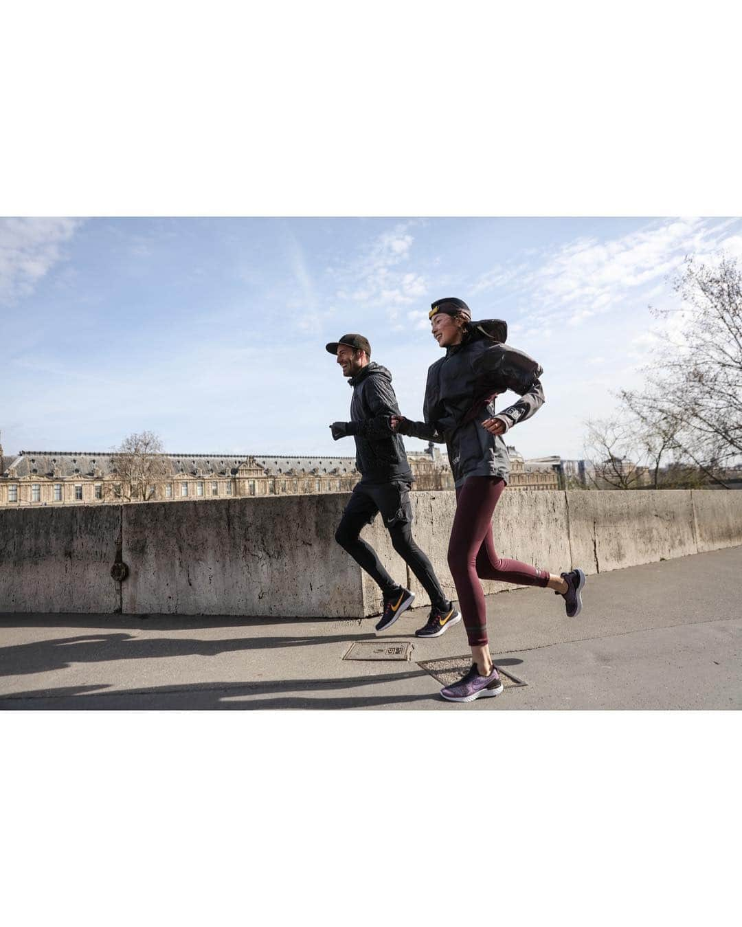 ジュ・シャオエンさんのインスタグラム写真 - (ジュ・シャオエンInstagram)「Good Morning Paris #cityrun #paris in #nike #gyakusouundercover」3月22日 5時23分 - jujujuxiaowen