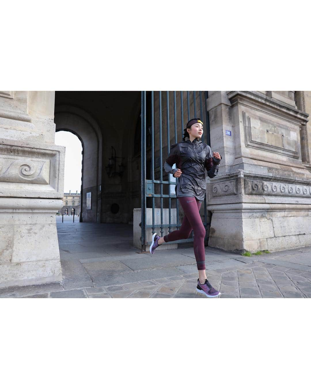 ジュ・シャオエンさんのインスタグラム写真 - (ジュ・シャオエンInstagram)「Good Morning Paris #cityrun #paris in #nike #gyakusouundercover」3月22日 5時23分 - jujujuxiaowen