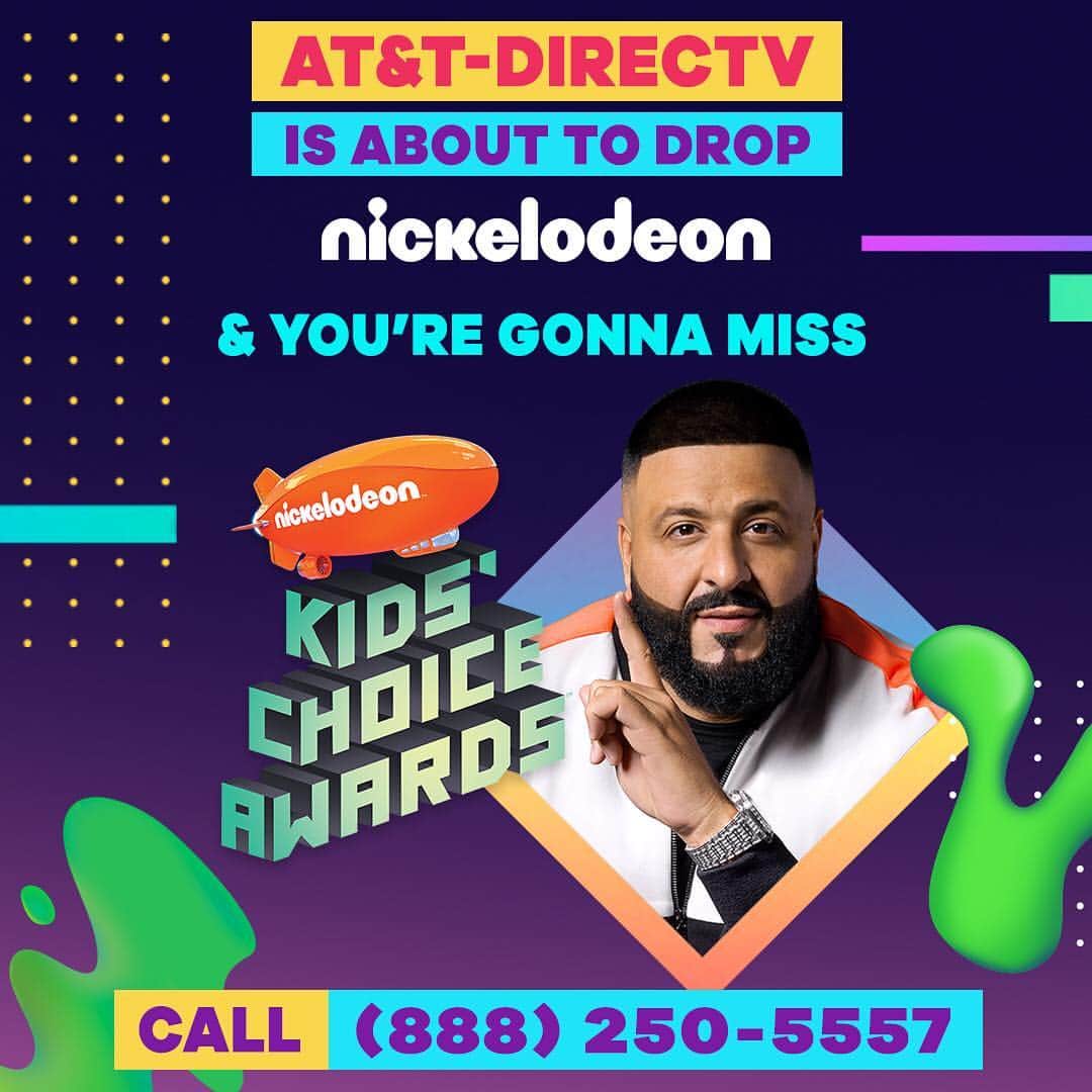 DJキャレドさんのインスタグラム写真 - (DJキャレドInstagram)「I’m on the set of Nickelodeon’s KCAs which I’m HOSTING this Saturday! But if you’re an AT&T-DIRECTV customer, @nickelodeon might be dropped and you won’t be able to watch. Call 888-250-5557 and tell AT&T-DIRECTV to keep Nickelodeon. Go to keepviacom.com for more info. #keepviacom」3月22日 7時16分 - djkhaled