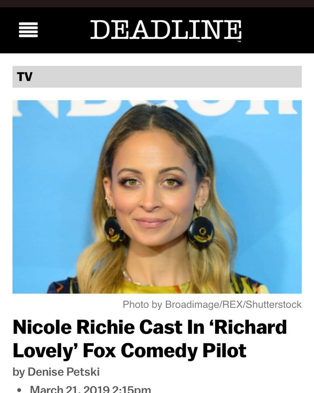 ニコール・リッチーさんのインスタグラム写真 - (ニコール・リッチーInstagram)「A Star Is Born.」3月22日 8時10分 - nicolerichie