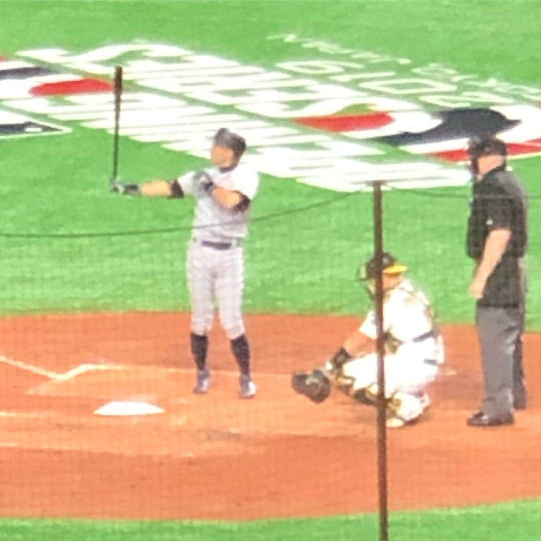 オカモト"MOBY"タクヤさんのインスタグラム写真 - (オカモト"MOBY"タクヤInstagram)「19.03.20 @ #TokyoDome  #MLB #Ichiro #Mariners #Athletics  近日中にレポートを書きます。」3月22日 8時05分 - moby_scoobiedo