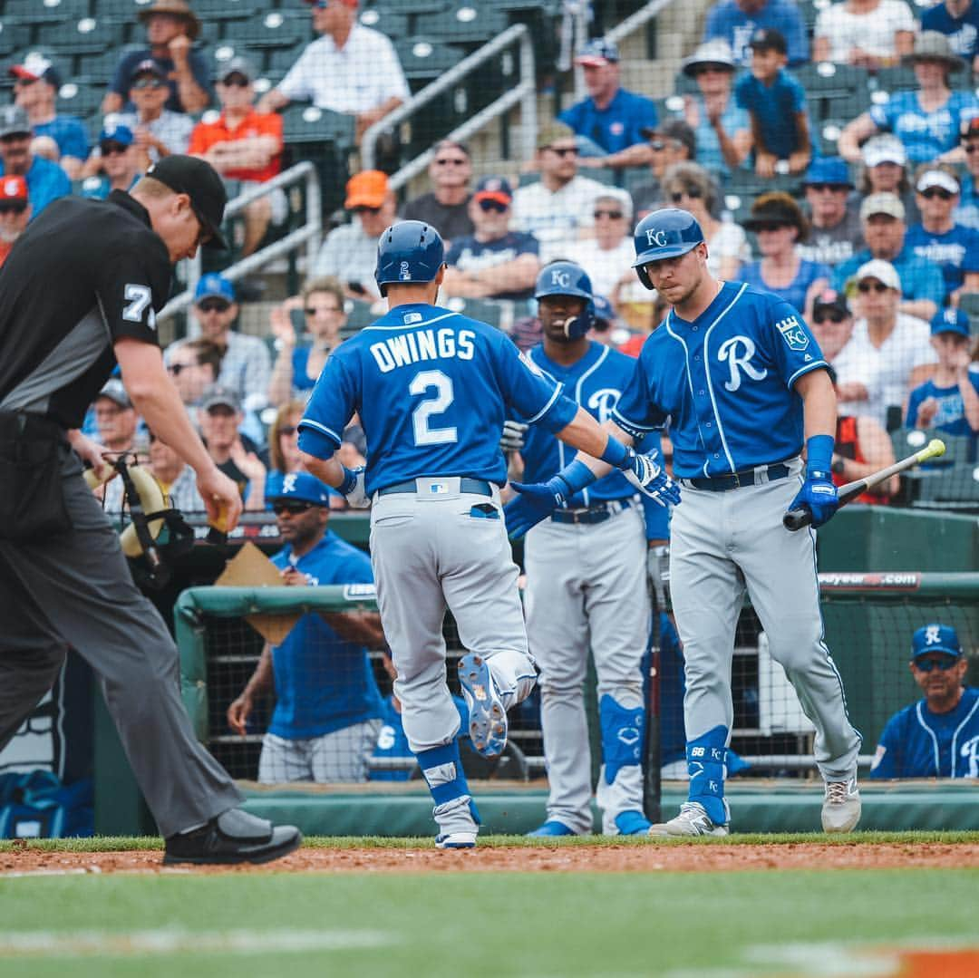 カンザスシティ・ロイヤルズさんのインスタグラム写真 - (カンザスシティ・ロイヤルズInstagram)「Ended the day on a 13-1 run. #RoyalsST」3月22日 8時23分 - kcroyals