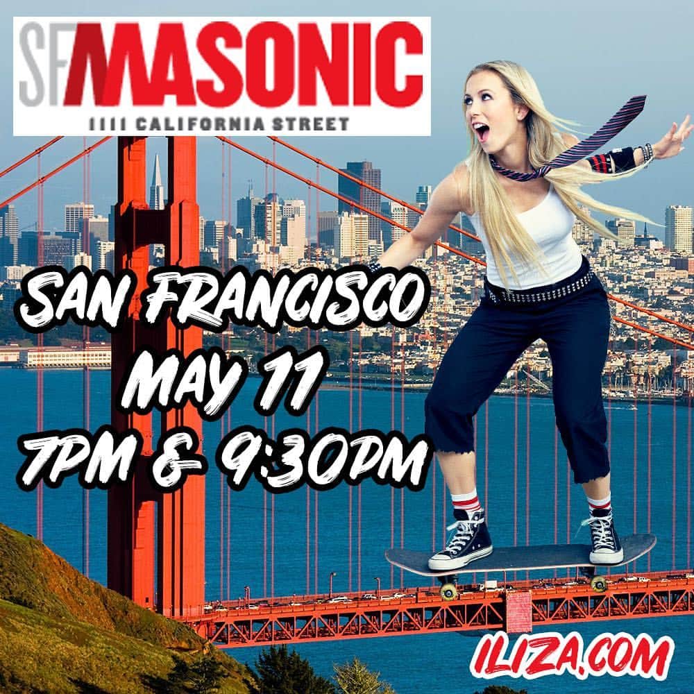 イリザ・シュレシンガーさんのインスタグラム写真 - (イリザ・シュレシンガーInstagram)「We added a SECOND show to San Francisco at The Masonic on May 11! 🌉 🌉 🌉 🌉 🌉 🌉 🌉 🌉 🌉  Tickets and VIP upgrades at ILIZA.COM/TOUR」3月22日 8時52分 - ilizas