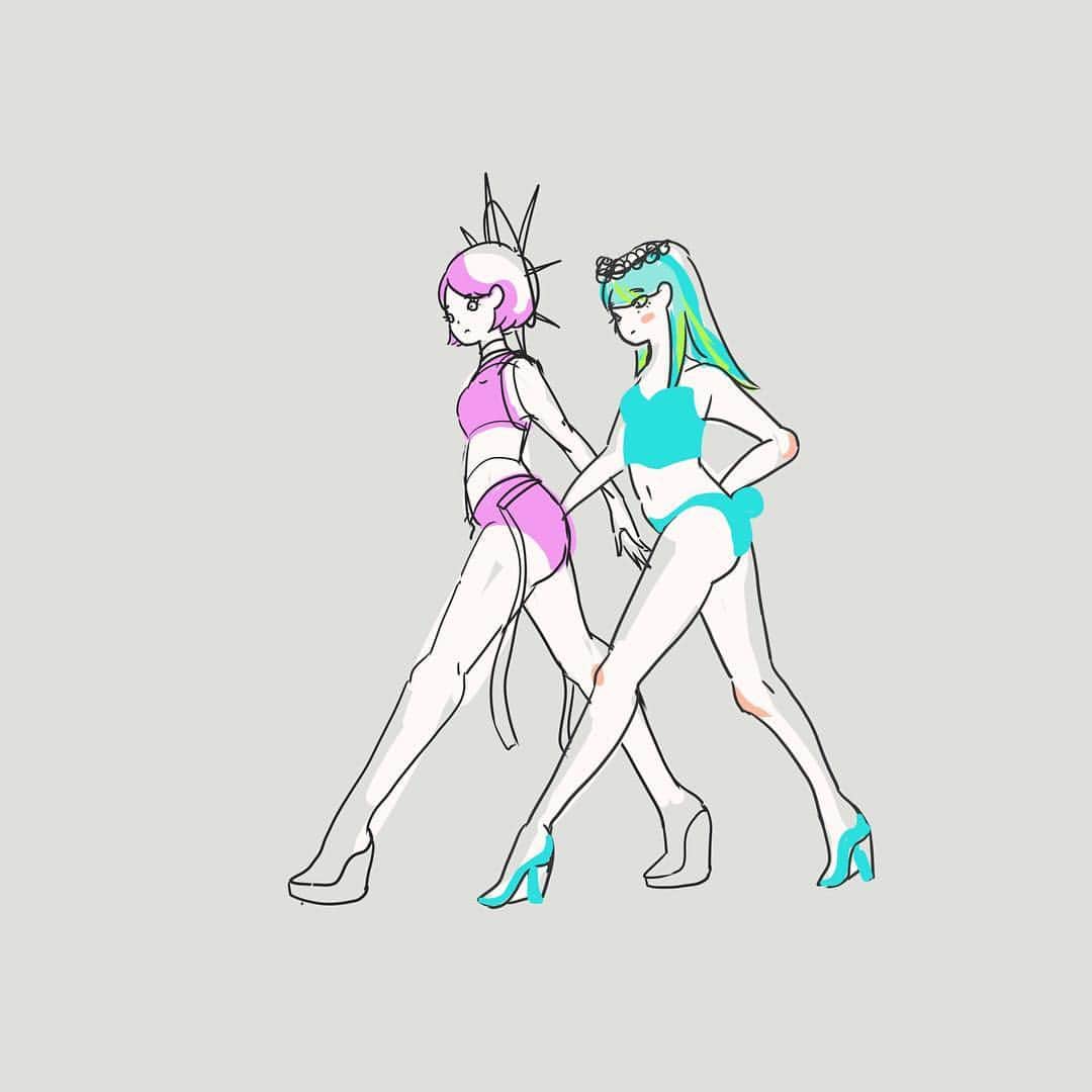 Kiyomi Aritakeのインスタグラム：「#らくがき」