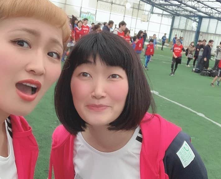 丸山桂里奈さんのインスタグラム写真 - (丸山桂里奈Instagram)「おはようございます🤭🤭🤭 昨日はCPサッカーのイベントに参加させていただきました⚽️CPサッカーとは脳性まひ者7人制のサッカーです。ブラインドサッカーはみんな知ってるとは思いますが、今回CPサッカーをはじめて知り、私も試合を通じて本気になるくらい上手く、パスワークや、声出し、そしてシュートをきっちり決めていたので驚きました。 私もはじめは正直、サッカーになるのかな大丈夫なのかなと思いましたが、私の気持ちを上回るくらいのプレーだったので逆に私がリードしてもらいました🤲そして、CPサッカーを知ること、やってみることでCPサッカーがもっともっと広がっていくんじゃないかなて思います🤲⚽️私もまたCPサッカーの選手のみなさんとボールを蹴りたいなぁと思いました👍🌈 ステキな時間、空間に感謝します。CPサッカーの関係者のみなさま、そしてMCの金子さんたんぽぽさん、みなみなさまありがとうございました🤭🤭🤭 そんなこんなで、今日も頑張りましょう👍👍👍 #CPサッカー #知ることから #やってみよう #自分が出来ることを #金子昇さん #たんぽぽ #白鳥さん #川村さん #白鳥さんご結婚おめでとうございます #いつもまるちゃんと優しく呼んでくれる #川村さんにこけしを渡し忘れた #玄関に置き去りに #クゥー #今日も頑張りましょう #いい意味で #インスタバエ」3月22日 10時20分 - karinamaruyama