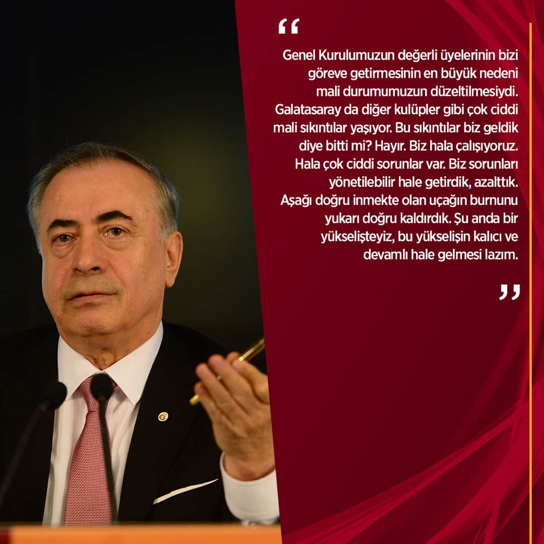 ガラタサライSKさんのインスタグラム写真 - (ガラタサライSKInstagram)「Başkanımız Mustafa Cengiz, dün akşam TRT Spor’da yayınlanan Gündem Futbol Programında Bahri Havadır ve Erbatur Ergenekon’un konuğu oldu.」3月22日 20時57分 - galatasaray