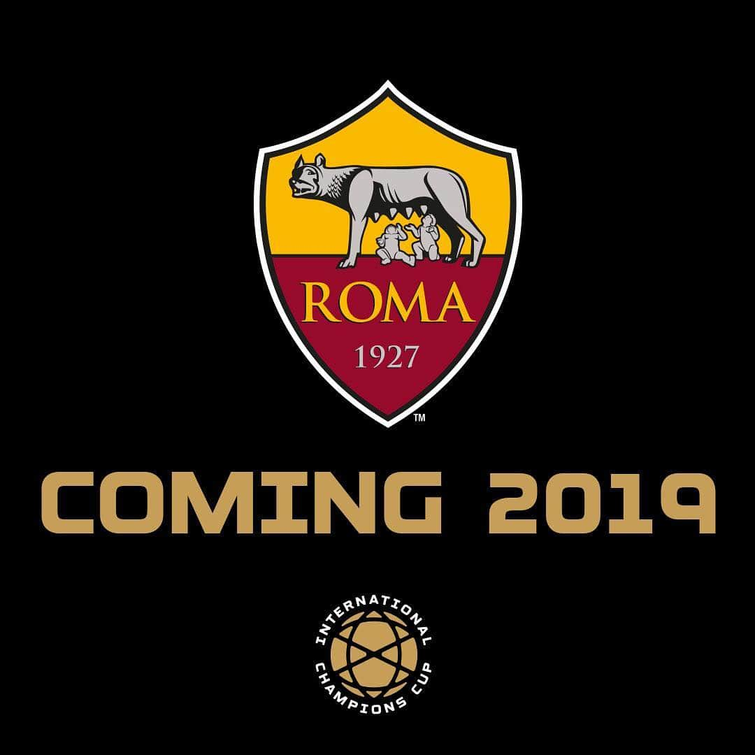 ASローマさんのインスタグラム写真 - (ASローマInstagram)「IT’S OFFICIAL! #ASRoma will return to the @intchampionscup this summer! 🇺🇸 #ICC2019 #ChampionsMeetHere」3月22日 21時00分 - officialasroma