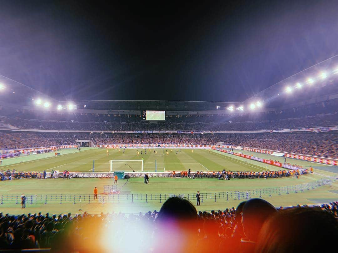 織田梨沙さんのインスタグラム写真 - (織田梨沙Instagram)「日本VSコロンビア⚽️❤️🏟🔥」3月22日 22時07分 - oda_lisa