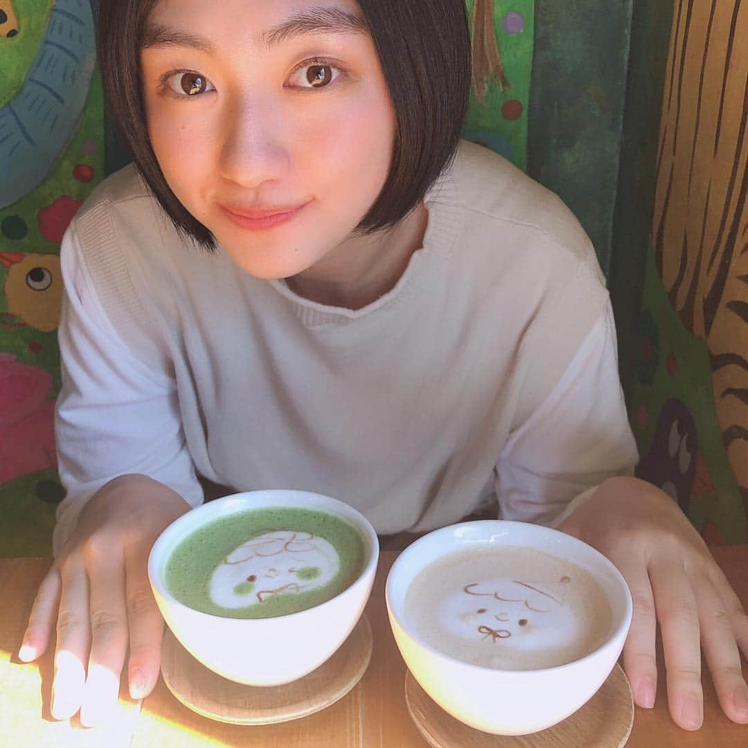 小林歌穂さんのインスタグラム写真 - (小林歌穂Instagram)「ㅤㅤㅤ ㅤㅤㅤまっちゃみるく  #小林歌穂#エビ中#まっちゃみるく#おいしい#可愛い#飲むところ迷うよね#顎から飲ませて頂きました#おいすうぃ#あはは」3月22日 13時53分 - kobayashi_kaho_official