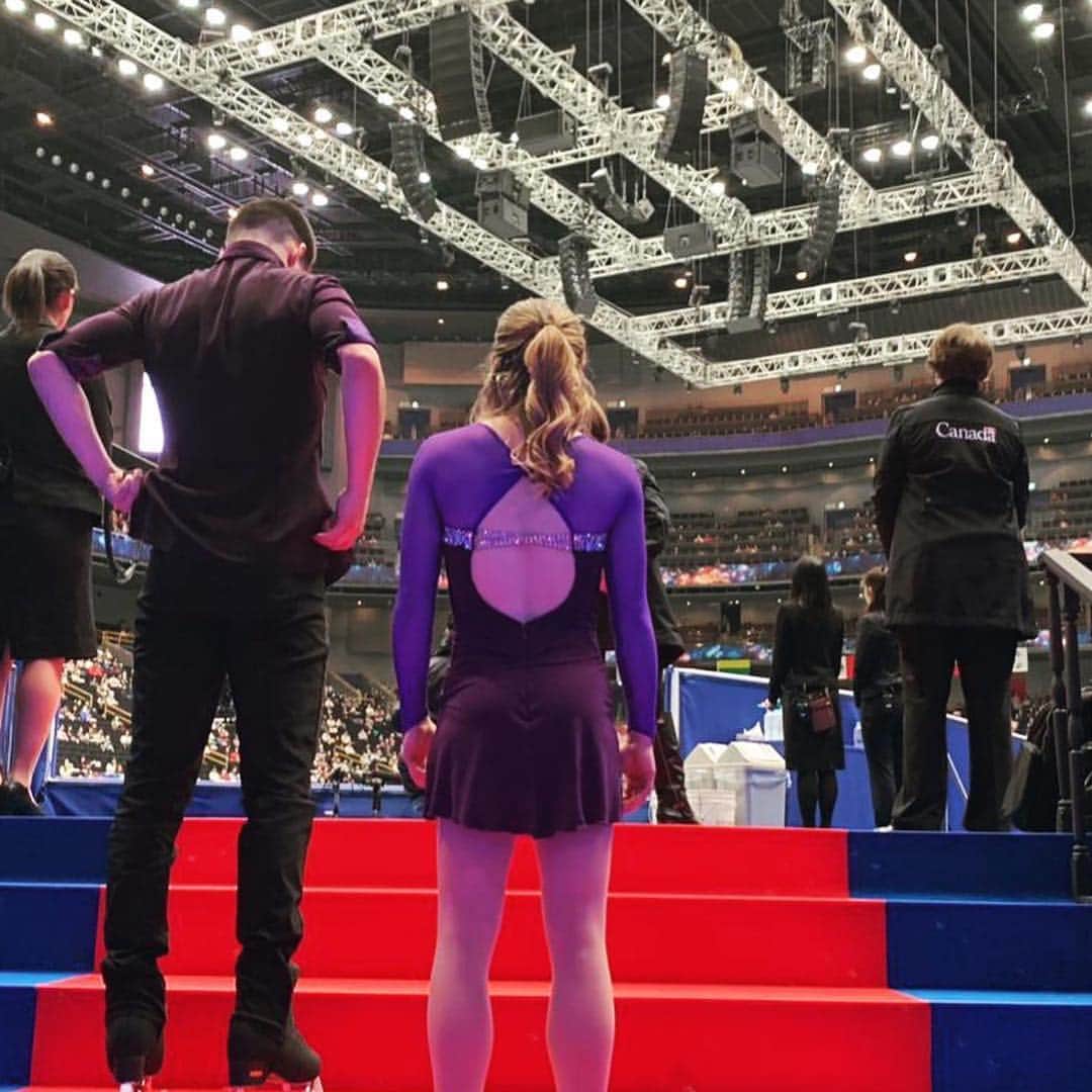 セヴェリン・キーファーのインスタグラム：「#Repost @miriam_ziegler with @get_repost ・・・ Hello was yesterday, today we‘re saying goodbye to this season and all the shitty things that came with it. Still we’re happy to be ending this season with our best result at #worldfigure yet thanks to our amazing team of coaches Knut Schubert, @bruno_massot and @ju_icy87 . Nothing but positive thoughts from now on!  Thank you Saitama!  #worldfigure2019 #teamwork  #byebye #lookingahead #freshstart」