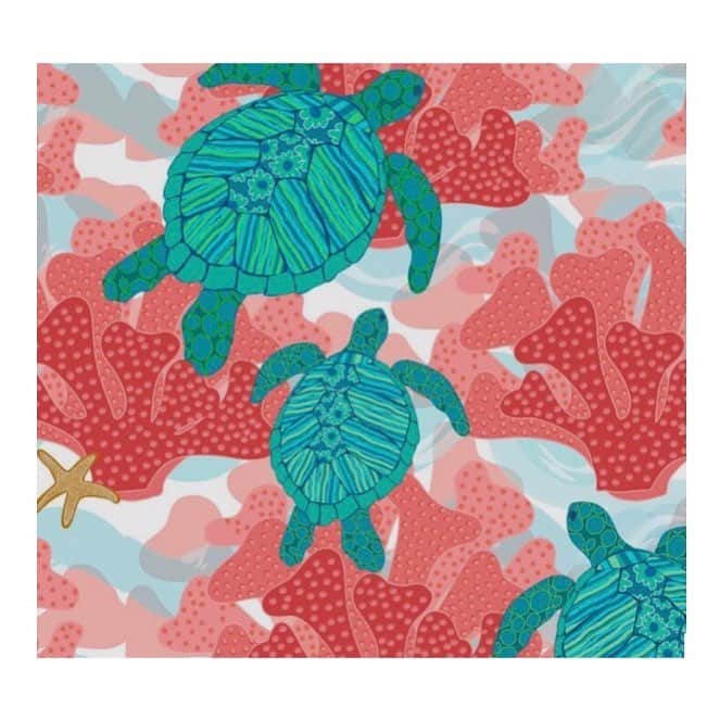 ジャマンピュエッシュのインスタグラム：「Sea turtles in The Coral - inspiration for Jamin Puech SS19 collection by Shelly Penko #seaturtles #shellypenko #summer」