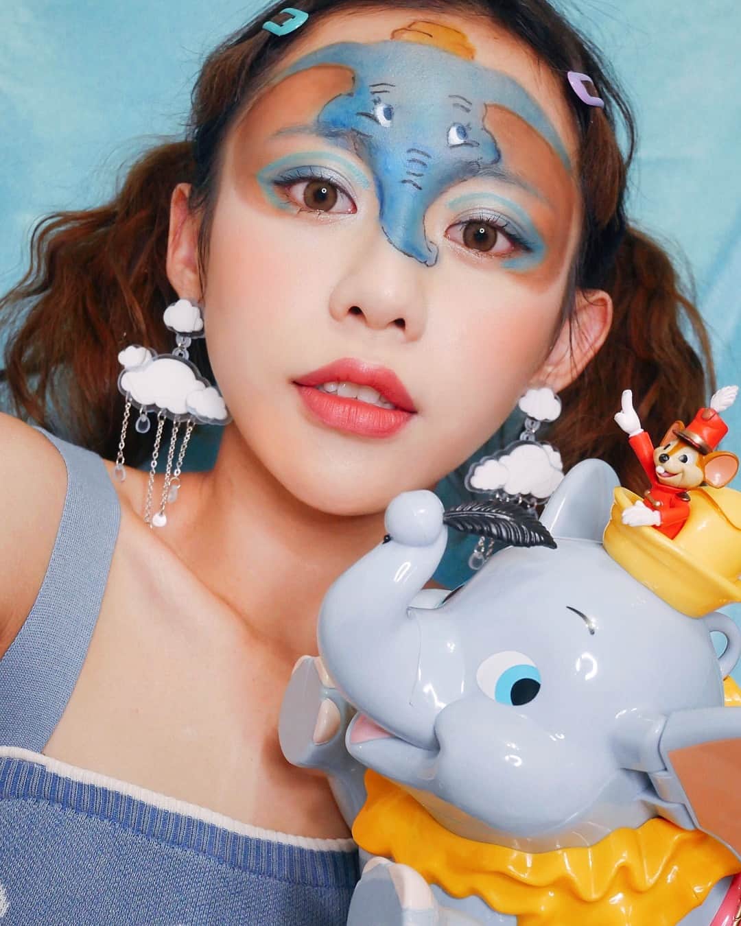 紀卜心さんのインスタグラム写真 - (紀卜心Instagram)「Which Dumbo do you like🐘? #Dumbo#makeup #Kimismakeupportfolio」3月22日 18時10分 - eatzzz7