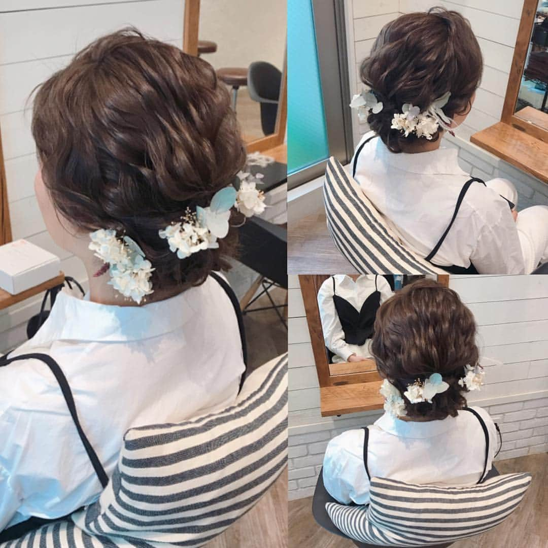 金子真由美さんのインスタグラム写真 - (金子真由美Instagram)「* hair arrange * この後お着物を召されるお客様👘 * #かねこアレンジ #ヘアアレンジ #結婚式 #ブライダルヘア #パーティーヘア #プレ花嫁 #アレンジ #結婚パーティ #和装ヘア」3月22日 18時57分 - kanekomayumi12