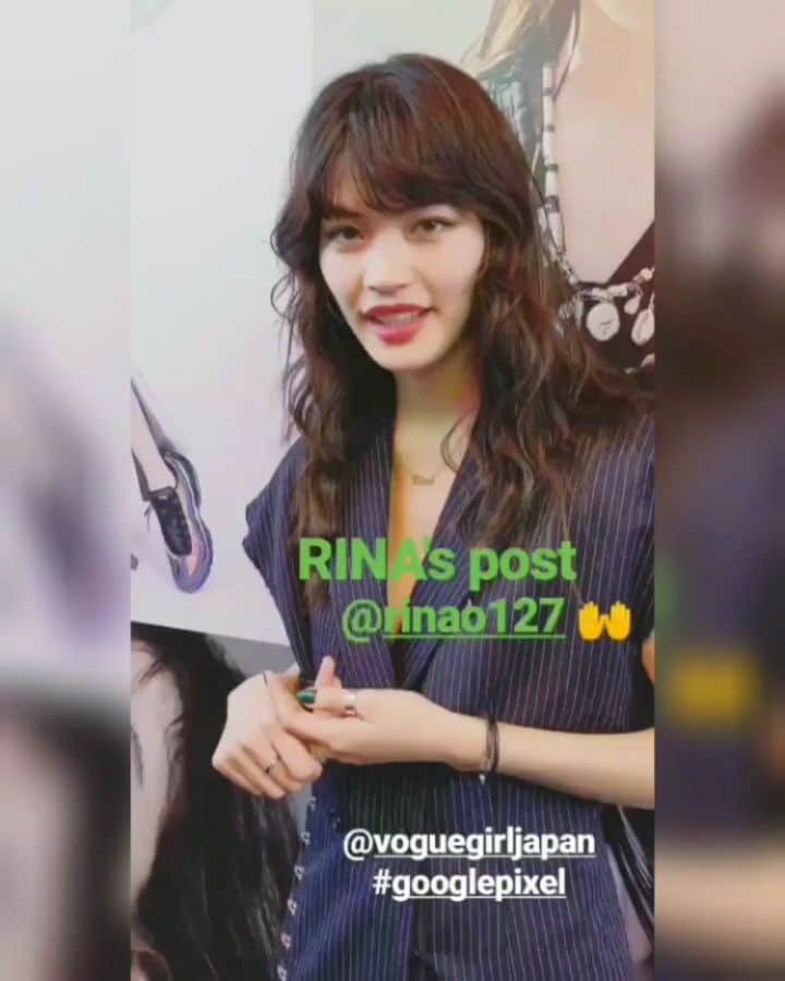 のインスタグラム：「福士リナ目線でのVOGUE GIRL5周年記念パーティの様子💜 先日のInstagramストーリージャックをまとめ動画で振り返り！  @rinao127 ドレス パンツ： @akikoaoki_official ブーツ： @yelloshoes_official  #Pixelで撮ったヴォーグガール #voguegirl #GooglePixel #Pixelで撮影」