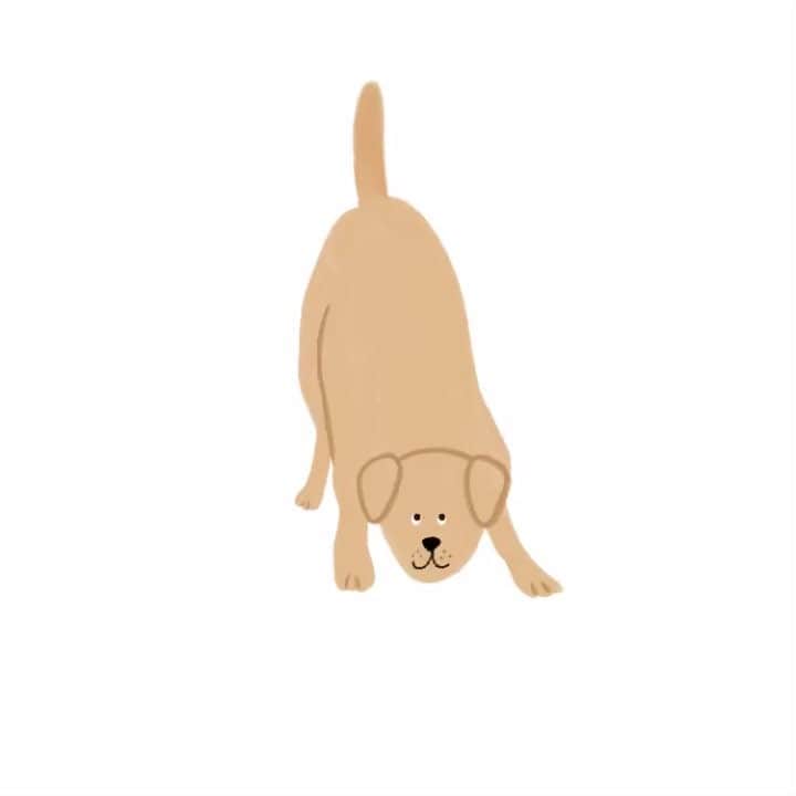 Apricots Artのインスタグラム：「Happy Friday🐕🐾 . Created by Yuri #apricotsart#tgif」