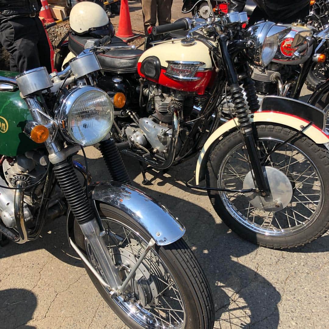 KIYOさんのインスタグラム写真 - (KIYOInstagram)「本日最終回。やっぱり英車はカッコいい。 #ヤマトオートバイミーティング #yamatoautobymeeting」3月22日 20時16分 - kiriko009