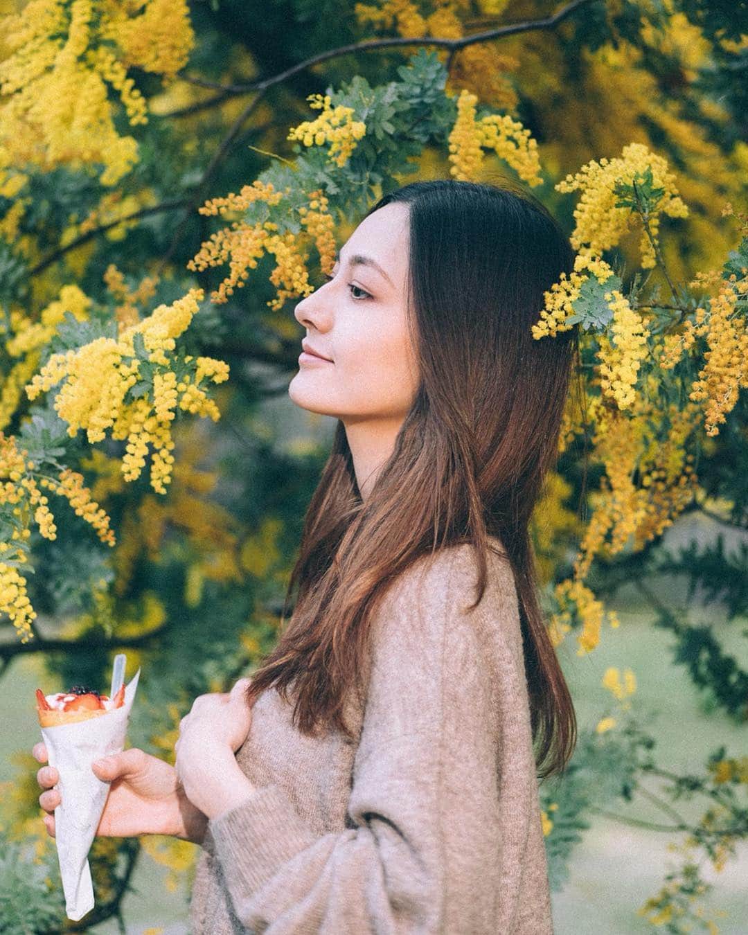 想乃さんのインスタグラム写真 - (想乃Instagram)「🧸💛 . #mimosa #yoyogipark」3月22日 20時14分 - sonoduly