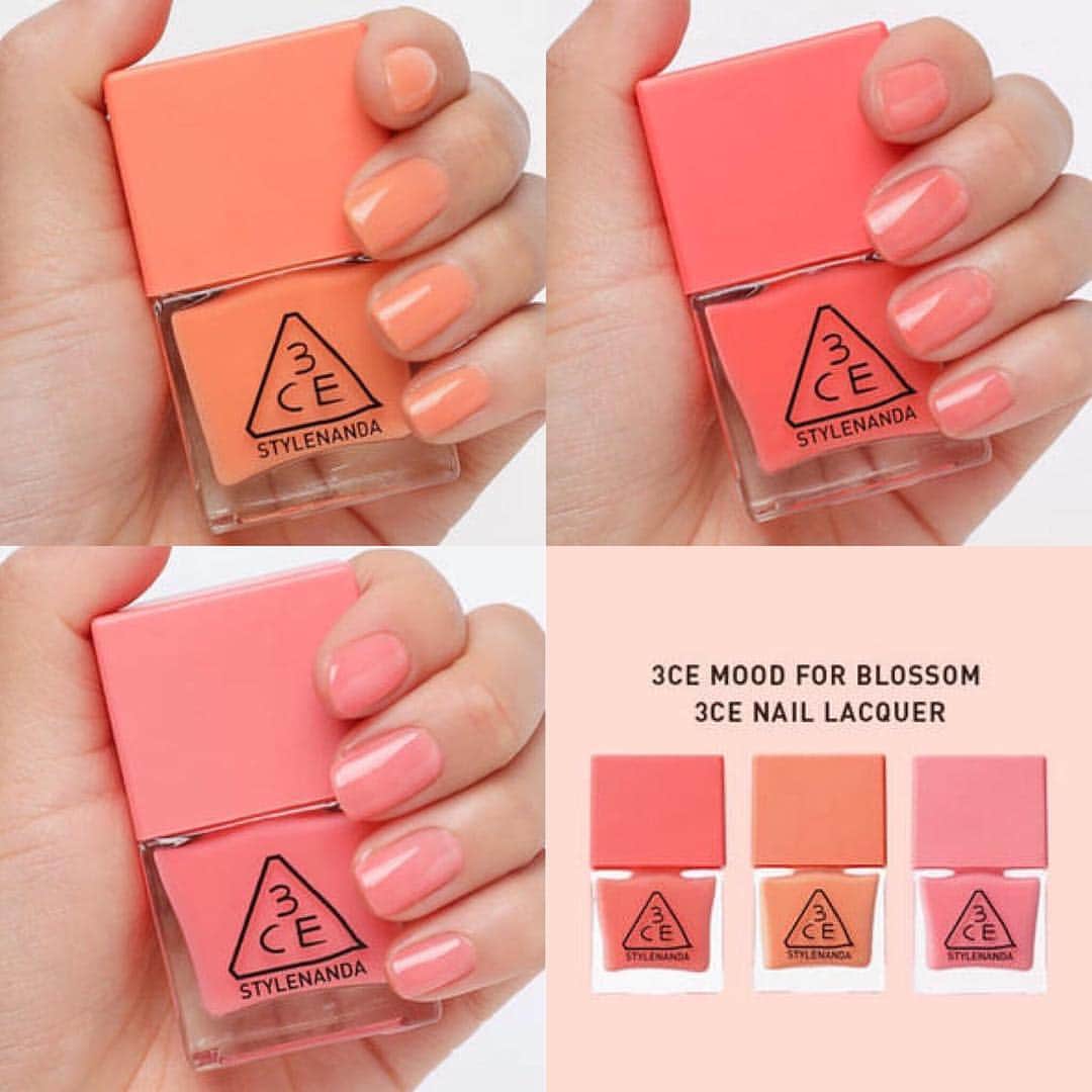 Official STYLENANDAさんのインスタグラム写真 - (Official STYLENANDAInstagram)「#과즙광택 #여리꽃물톤 시럽네일🍯🌸﻿ 3CE NAIL LACQUER #PK24﻿ #3ce #3cemoodforblossom #jellynails #stylenanda」3月22日 20時18分 - houseof3ce