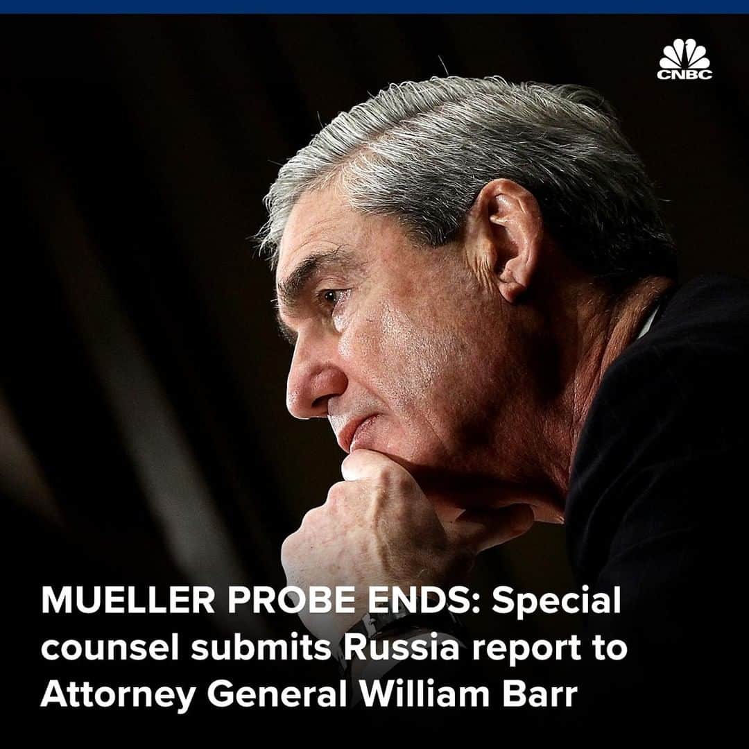 CNBCさんのインスタグラム写真 - (CNBCInstagram)「BREAKING NEWS » The high-profile and highly guarded Russia probe is finally over. Special counsel Robert Mueller on Friday delivered his report to Attorney General William Barr on Russia’s election meddling and possible collusion with Donald Trump’s presidential campaign. Details on this breaking news story, at the link in our bio. * * * * * * * * #robertmueller #politics #breakingnews #news #uspolitics #mueller #investigation #russia #trump #presidenttrump #whitehouse #breakingnews🚨 #cnbc」3月23日 6時13分 - cnbc