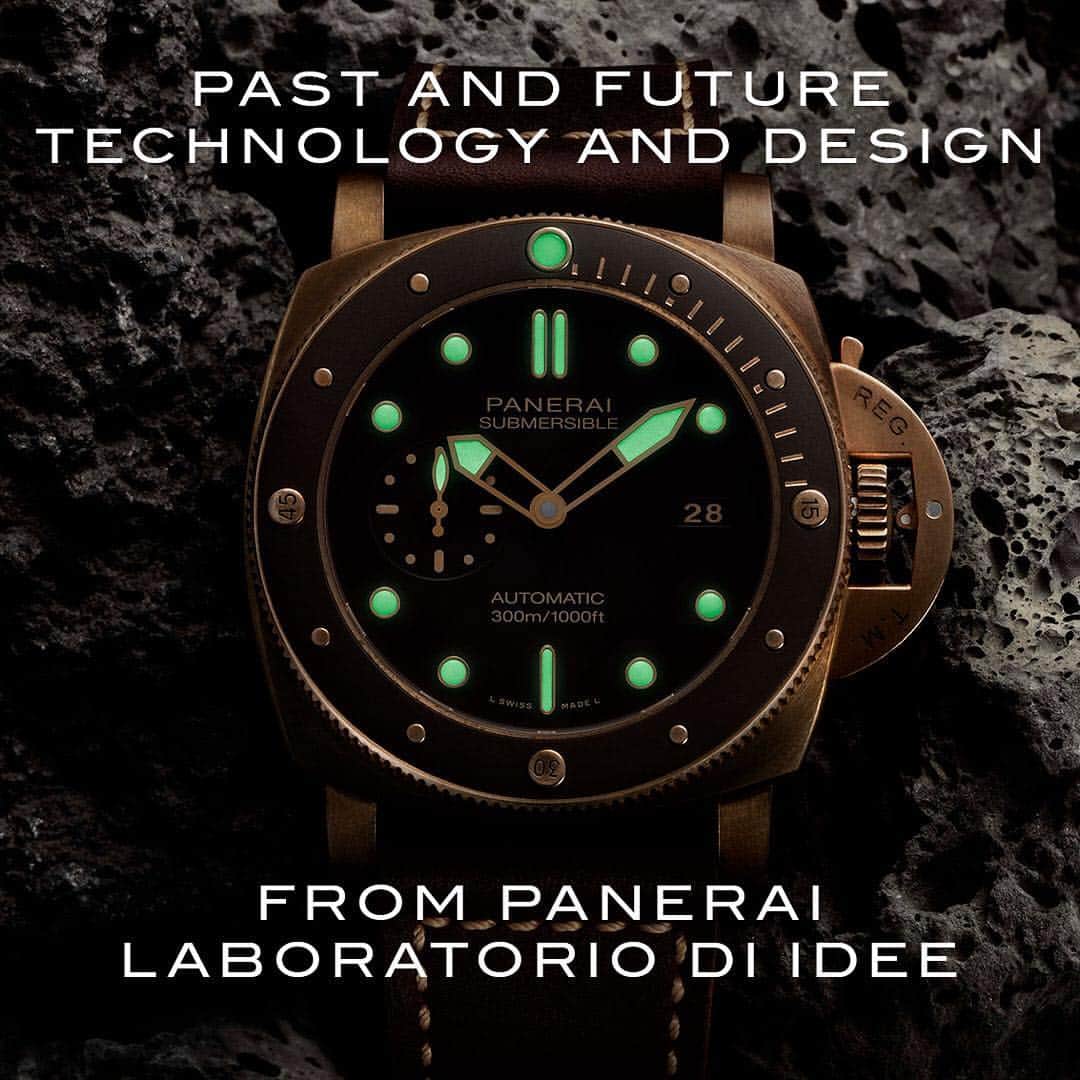 オフィチーネ パネライさんのインスタグラム写真 - (オフィチーネ パネライInstagram)「The new Submersible Bronzo. The original.  Find out all the details in the link in Bio.  #Panerai #PaneraiBronzo #PaneraiWatches #Sportwatch #Laboratoriodiidee #Submersible #PaneraiSubmersible」3月22日 22時48分 - panerai