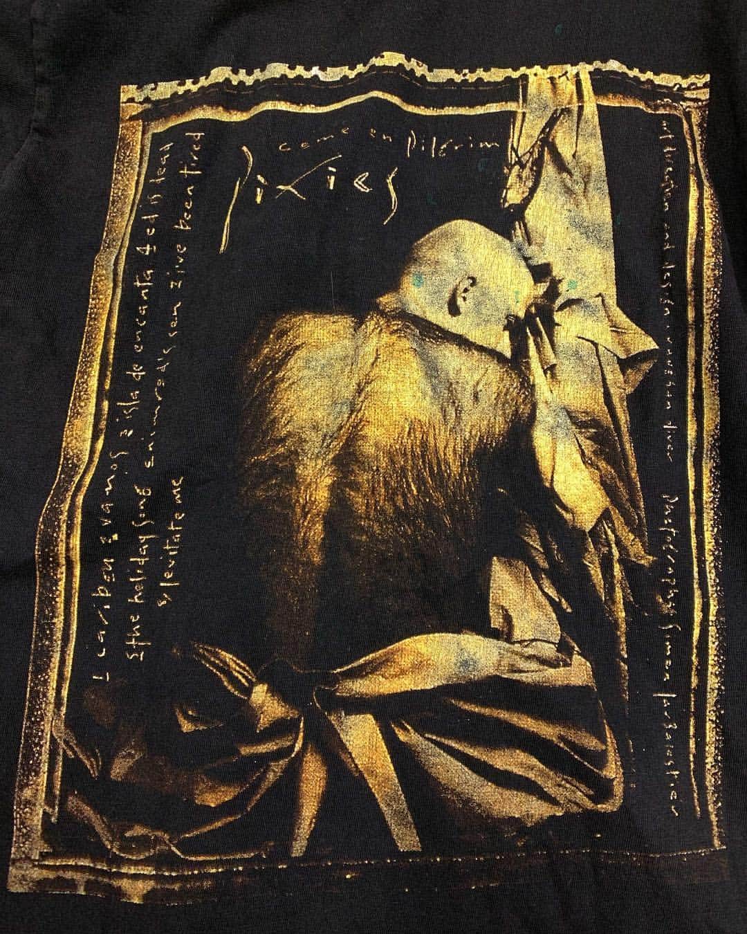 のインスタグラム：「JAMMRU 入荷オープンは3/23です！ 3/23 NEW ARRIVAL!! [#jammru_tee] pixies Tee .  商品のお問い合わせは3/25月曜日以降お電話で承ります。 . #お問い合わせはお電話で承ります #jammru #osaka  #fashion  #streetstyle  #streetfashion  #vtg  #vintage  #used  #usedclothing  #古着 #古着屋 #ファッション #70s #80s #90s #vintageshirt#Tshirt#tee#vintagetshirt#rocktshirt#bandtshirt#pixies」