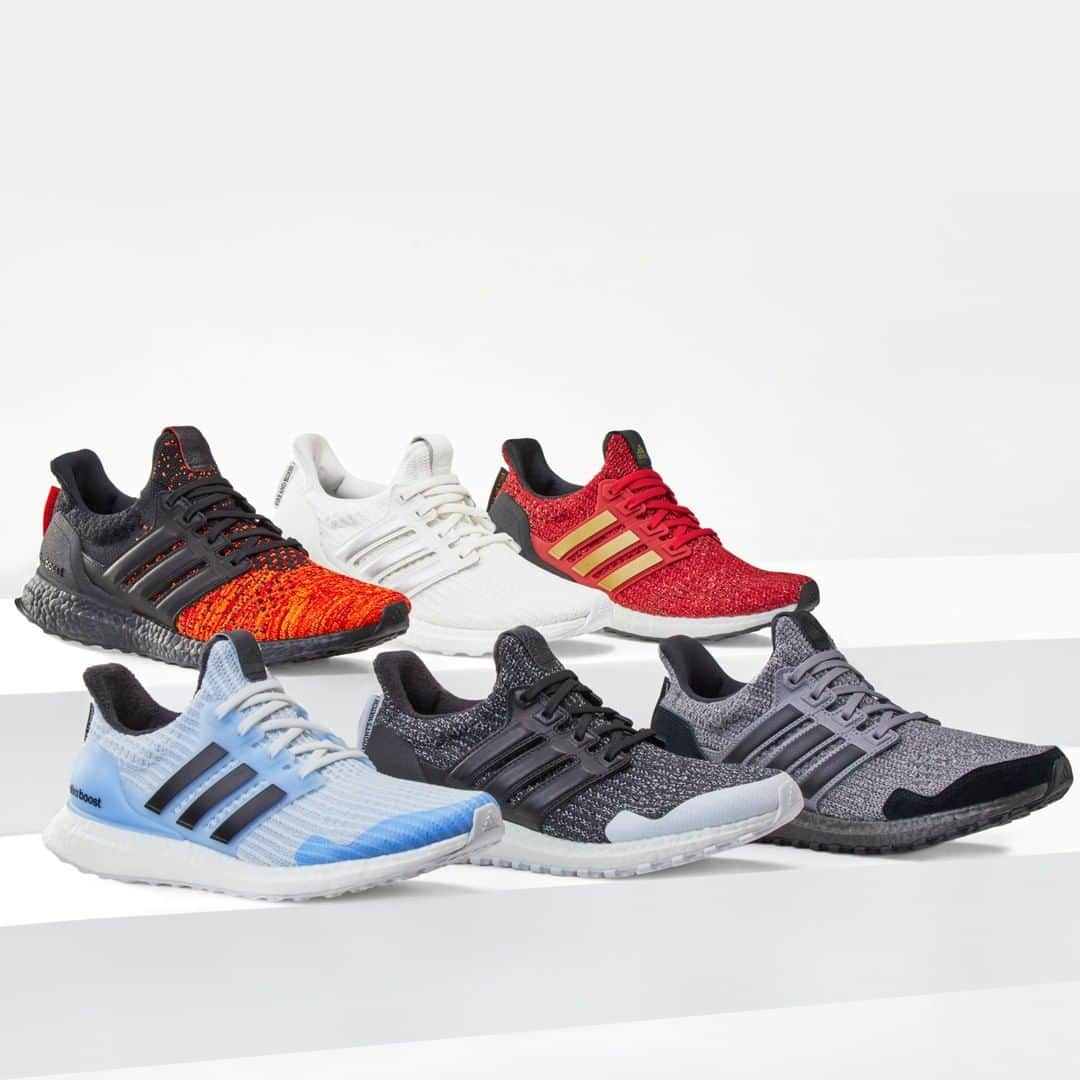 Foot Lockerさんのインスタグラム写真 - (Foot LockerInstagram)「Inspired by the colors and details of the Seven Kingdoms and beyond The Wall.  #adidas x #GameOfThrones UltraBOOST Collection Mens and Womens Available Now, In-Store and Online」3月22日 23時01分 - footlocker