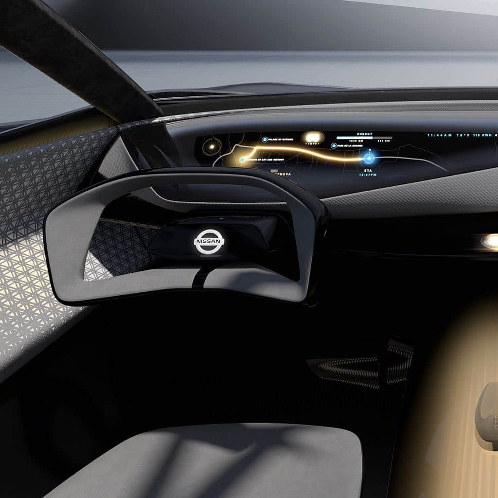 Nissanさんのインスタグラム写真 - (NissanInstagram)「With an 840-millimeter screen embedded in the dashboard, the Nissan IMQ gives the driver futuristic control for the ultimate driving experience. #FutureFriday #Nissan #IntelligentMobility」3月22日 23時11分 - nissan