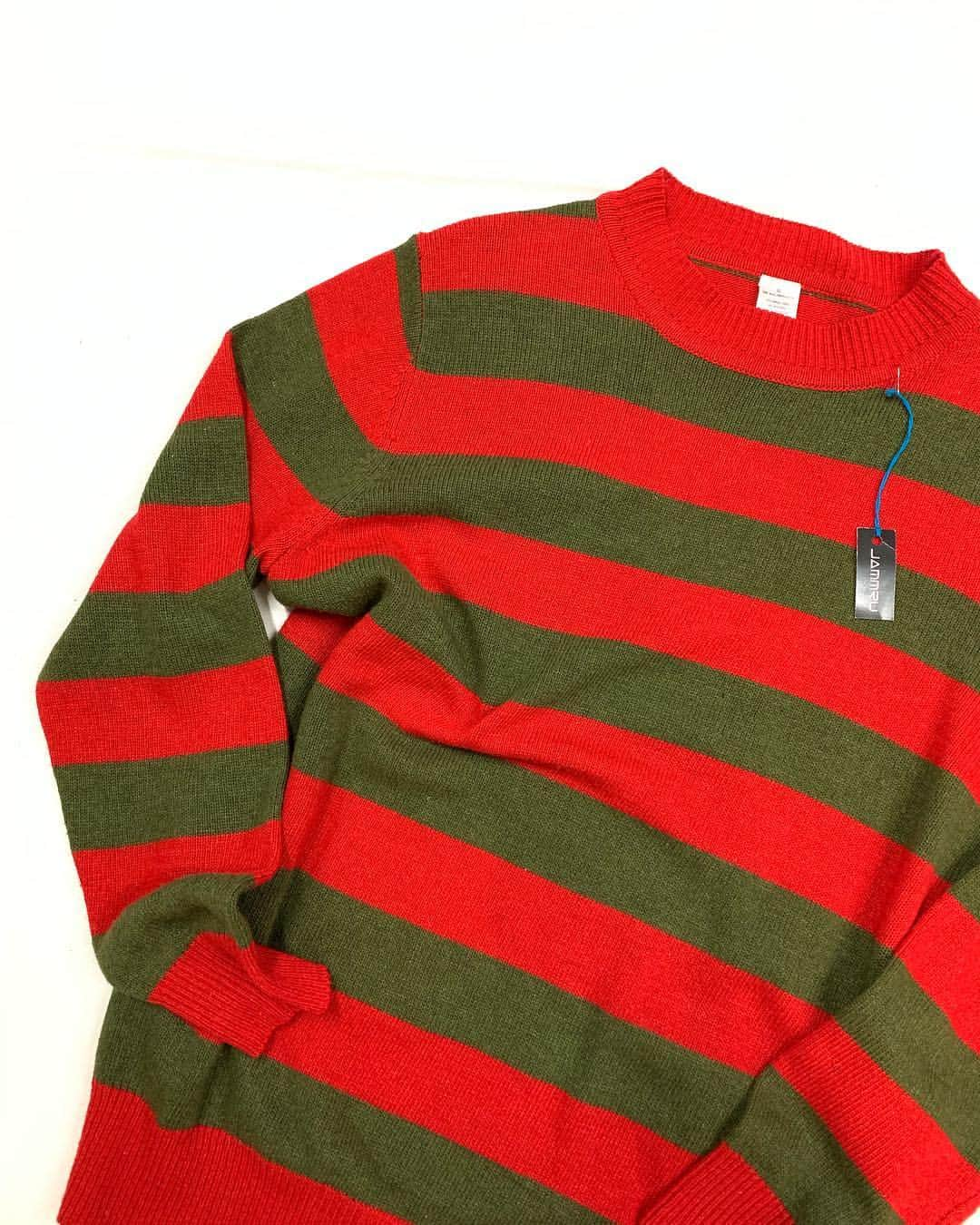 ジャムルさんのインスタグラム写真 - (ジャムルInstagram)「JAMMRU 入荷オープンは3/23です！ 3/23 NEW ARRIVAL!! Freddy Krueger KNIT .  商品のお問い合わせは3/25月曜日以降お電話で承ります。 . #お問い合わせはお電話で承ります #jammru #osaka  #fashion  #streetstyle  #streetfashion  #vtg  #vintage  #used  #usedclothing  #古着 #古着屋 #ファッション #70s #80s #90s #freddykrueger」3月23日 0時10分 - jammru